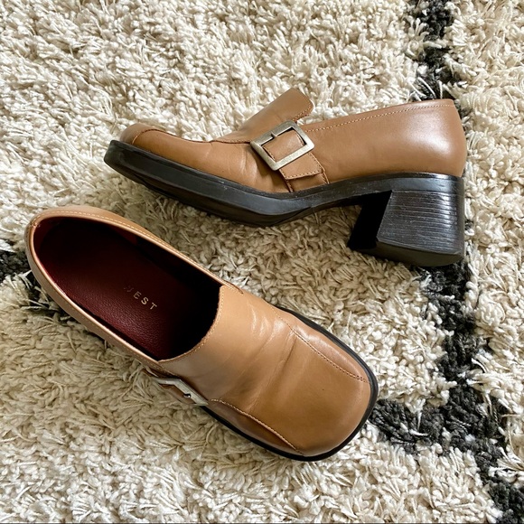 Nine West Shoes - Y2K Chunky Heel Shoes Vintage 90’s Nine West